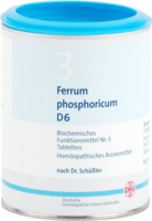 BIOCHEMIE DHU 3 Ferrum phosphoricum D 6 Tabletten