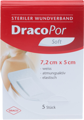 DRACOPOR Wundverband 5x7,2 cm steril