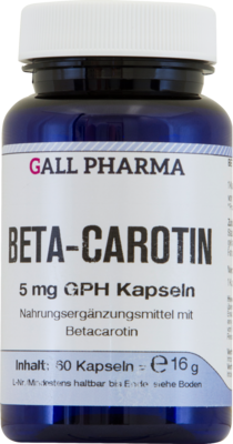 BETA CAROTIN 5 mg Kapseln