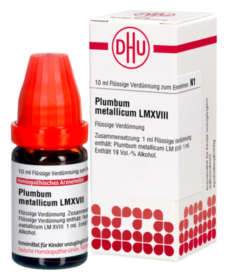 PLUMBUM METALLICUM LM XVIII Dilution