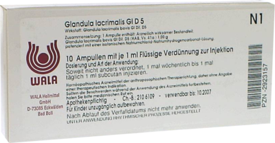 GLANDULA LACRIMALIS GL D 5 Ampullen