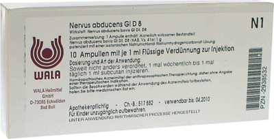 NERVUS ABDUCENS GL D 8 Ampullen