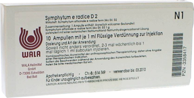 SYMPHYTUM E radice D 2 Ampullen