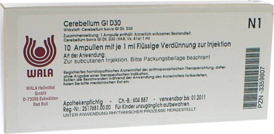 CEREBELLUM GL D 30 Ampullen