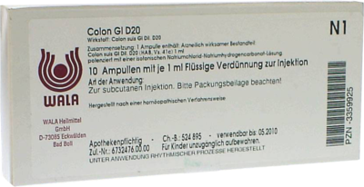 COLON GL D 20 Ampullen
