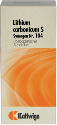 SYNERGON KOMPLEX 104 Lithium carbonicum S Tabl.