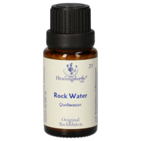 BACHBLÜTEN Rock Water Globuli Healing Herbs