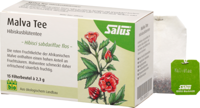 MALVATEE Hibiskusblütentee Bio Salus Filterbeutel