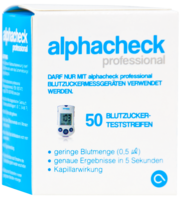 ALPHACHECK professional Blutzuckerteststreifen