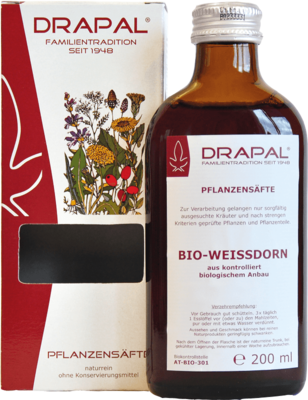 WEISSDORNBEEREN Bio Pflanzensaft Drapal