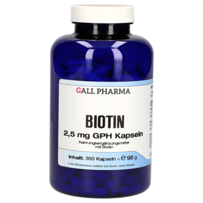 BIOTIN 2,5 mg GPH Kapseln