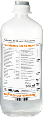 GELAFUNDIN ISO 40 mg/ml Ecoflac plus Infusionslsg.