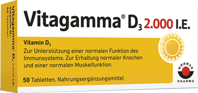 VITAGAMMA D3 2.000 I.E. Vitamin D3 NEM Tabletten