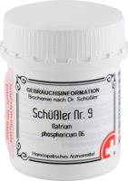 SCHÜSSLER NR.9 Natrium phosphoricum D 6 Tabletten