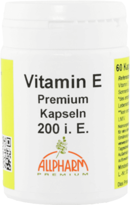 VITAMIN E ALLPHARM Premium 200 I.E. Kapseln