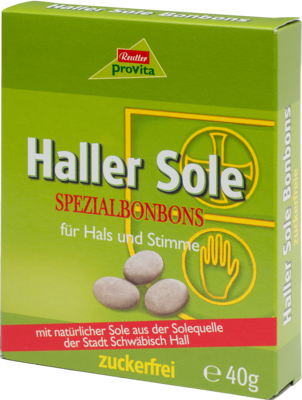 HALLER Sole Bonbons mit echter Sole zuckerfrei