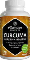 CURCUMA+PIPERIN+Vitamin C vegan Kapseln