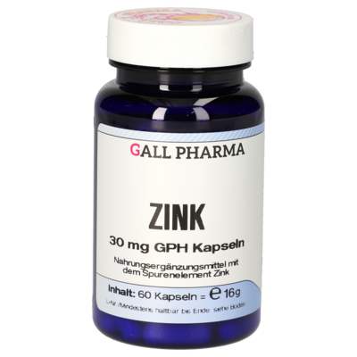 ZINK 30 mg GPH Kapseln