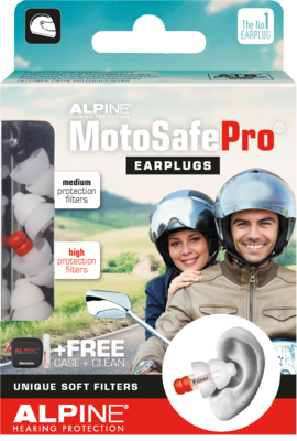 ALPINE MOTOSAFE Pro Gehörschutz f.Motorradfahrer