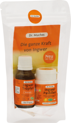 INGWER DR.MUCHES Kombipack Tropfen+Pastillen