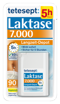 TETESEPT Langzeit Laktase 7.000 Tabletten