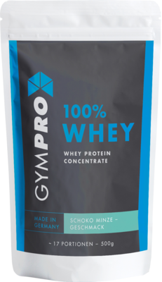 GYMPRO 100% Whey Protein Pulver Schokolade-Minze