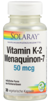 VITAMIN K2 MENAQUINON-7 50 µg Solaray Kapseln