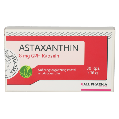 ASTAXANTHIN 8 mg GPH Kapseln