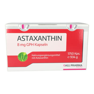 ASTAXANTHIN 8 mg GPH Kapseln