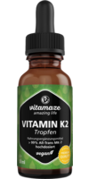 VITAMIN K2 MK7 Tropfen hochdosiert vegan