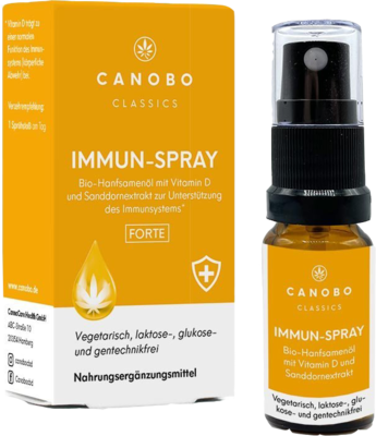 CANOBO Bio-Hanfsamenöl Immun-Spray Vitamin D
