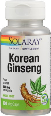 GINSENG KOREAN 550 mg Solaray Kapseln