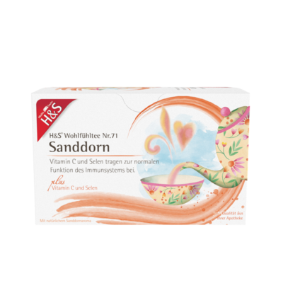 H&S Sanddorn m.Vitamin C und Selen Filterbeutel