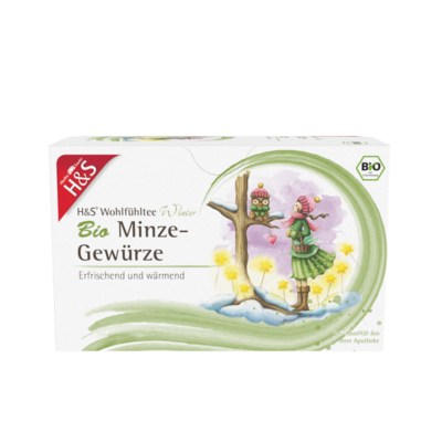 H&S Wintertee Bio Minze-Gewürze Filterbeutel