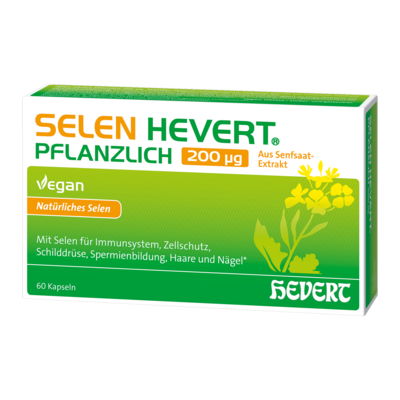 SELEN HEVERT pflanzlich 200 µg Kapseln