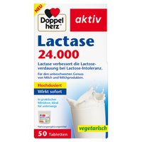 DOPPELHERZ Lactase 24.000 Tabletten