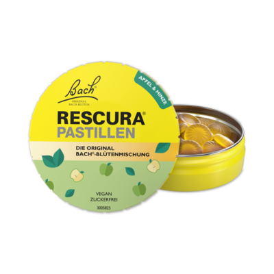 BACHBLÜTEN Original Rescura Pastillen Apfel-Minze