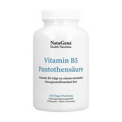 VITAMIN B5 PANTOTHENSÄURE vegan Kapseln