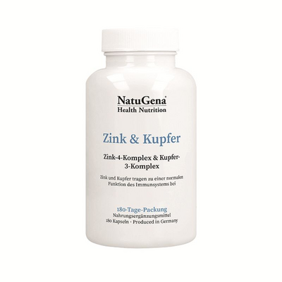 ZINK & KUPFER Komplex+gepuffertes Vitamin C Kaps.