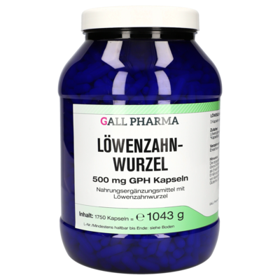 LÖWENZAHNWURZEL 500 mg GPH Kapseln
