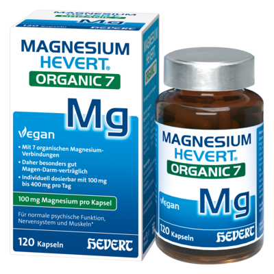MAGNESIUM HEVERT Organic 7 Kapseln