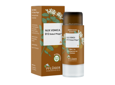 NUX VOMICA D 12 Globuli Pflüger Globulispender